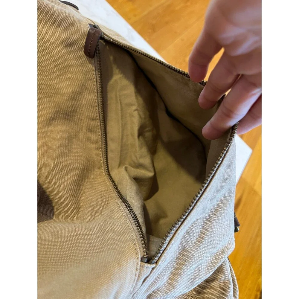 VTG J Crew Crossbody Mailbag Leather Bottom - New with Tag, Abingdon